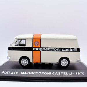 modellini furgone Fiat 238 magnetofoni castelli veicoli pubblicitari d'epoca scala 1:43 da collezione