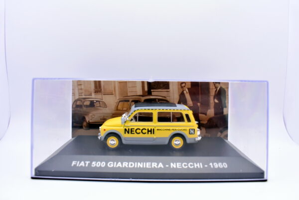 modellino auto Fiat 500 giardiniera veicoli pubblicitari epoca scala 1:43 necchi - Image 2
