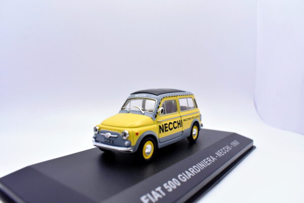 modellino auto Fiat 500 giardiniera veicoli pubblicitari epoca scala 1:43 necchi - Image 3