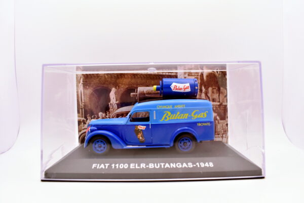 modellini furgone Fiat 1100 ELR butangas veicoli pubblicitari d'epoca scala 1:43 da collezione - Image 2