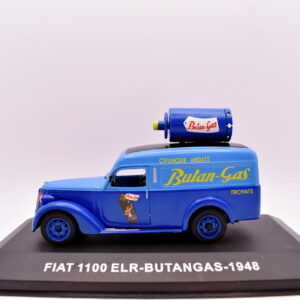 modellini furgone Fiat 1100 ELR butangas veicoli pubblicitari d'epoca scala 1:43 da collezione