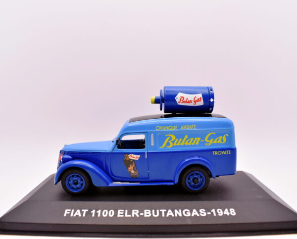 modellini furgone Fiat 1100 ELR butangas veicoli pubblicitari d'epoca scala 1:43 da collezione