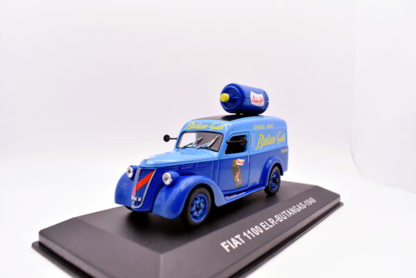modellini furgone Fiat 1100 ELR butangas veicoli pubblicitari d'epoca scala 1:43 da collezione - Image 3