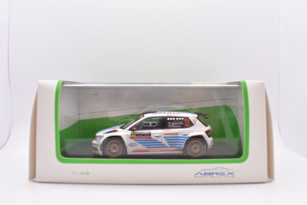 Modellino auto rally scala 1:43 Skoda Fabia III R5 modellismo statico - Image 2
