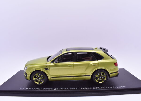 Modellino auto scala 1:43 bentley bentayga pikes peak by spark modellismo statico