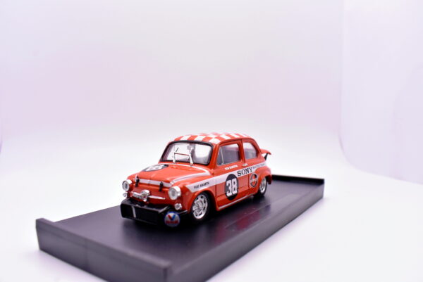 Modellino auto rally scala 1:43 Fiat 500 abarth 1000 Brumm diecast modellismo statico - Image 3