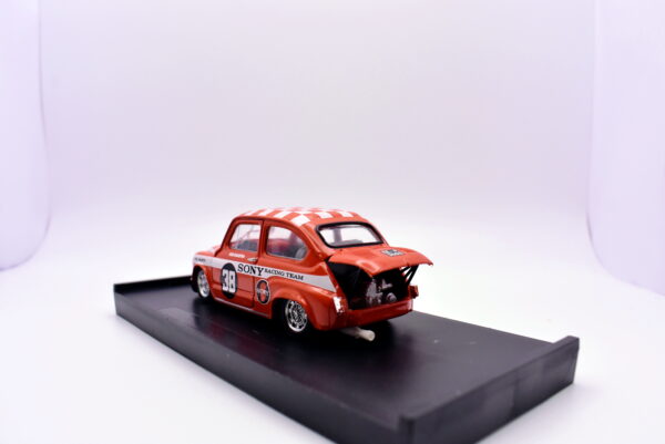 Modellino auto rally scala 1:43 Fiat 500 abarth 1000 Brumm diecast modellismo statico - Image 4