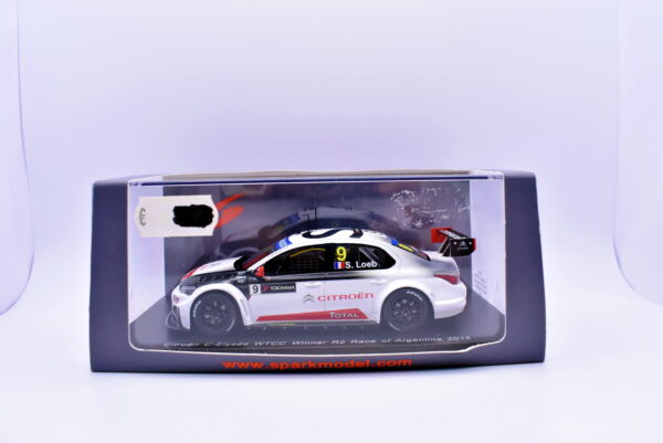 Modellino auto scala 1:43 citroen c-elysee wtcc spark modellismo statico - Image 2