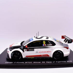 Modellino auto scala 1:43 citroen c-elysee wtcc spark modellismo statico