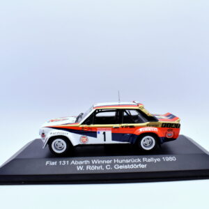Modellino auto rally scala 1:43 Fiat 131 Abarth CMR diecast modellismo statico