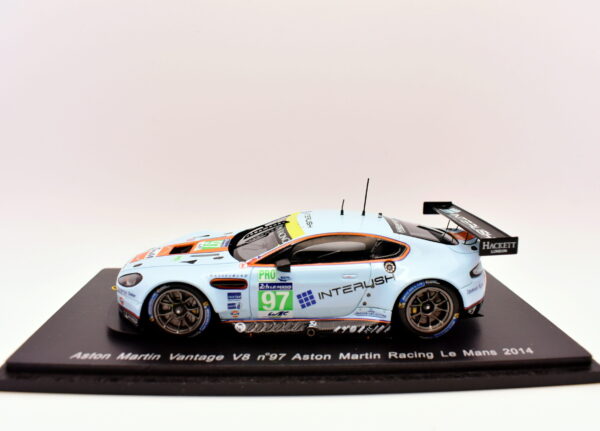 Modellino auto racing scala 1:43 Aston martin vantage V8 Spark modellismo statico