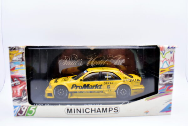 Modellino auto mercedes C dtm 95 Minichamps racing collection 1:43 diecast modellismo - Image 2