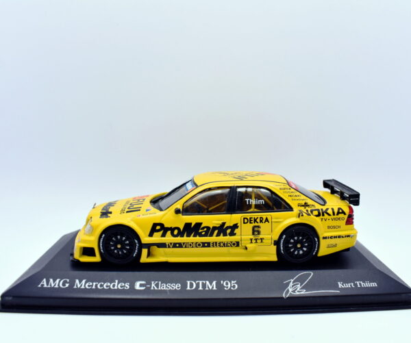 Modellino auto mercedes C dtm 95 Minichamps racing collection 1:43 diecast modellismo