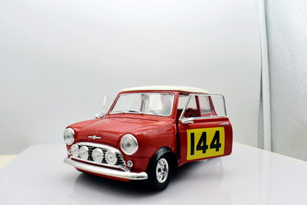 Modellino auto rally scala 1:16 1:18 Mini cooper S diecast solido modellismo car - Image 3