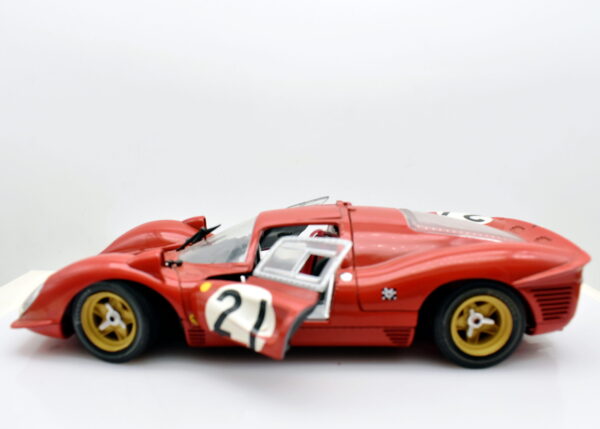 Modellino auto Ferrari 330 P4 RACING (21) scala 1:18 jouef evolution diecast - Image 2