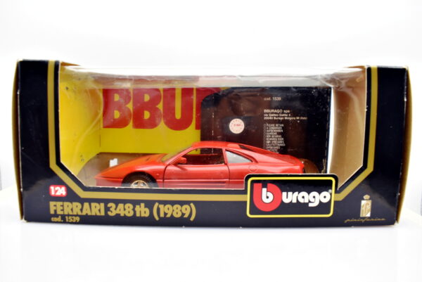 Modellino auto scala 1:24 Ferrari 348 TB diecast modellismo da collezione burago - Image 2