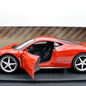 Modellino auto scala 1:18 Ferrari 458 italia Hot Wheels diecast modellismo da collezione