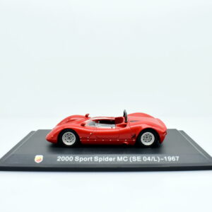 Modellino auto scala 1:43 Abarth 2000 sport spider MC diecast modellismo statico