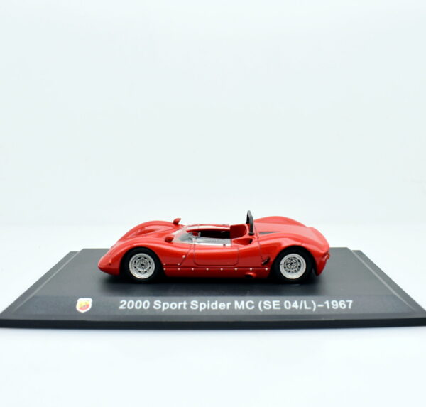 Modellino auto scala 1:43 Abarth 2000 sport spider MC diecast modellismo statico