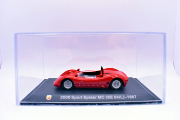 Modellino auto scala 1:43 Abarth 2000 sport spider MC diecast modellismo statico - Image 5