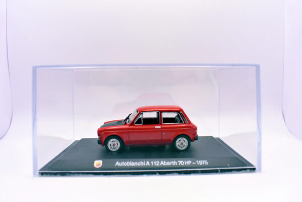 Modellino auto scala 1:43 Abarth autobianchi A112 70 HP diecast modellismo statico - Image 5