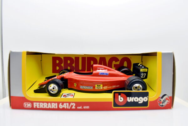 Modellini auto FORMULA 1 scala 1:24 Ferrari 641/2 Burago modellismo - Image 2