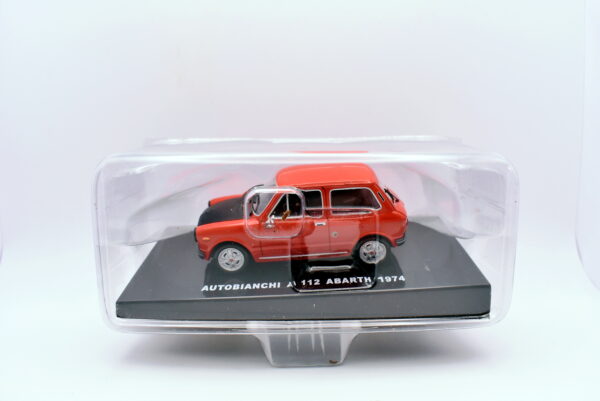 Modellino auto AUTOBIANCHI A112 ABARTH 70 1:43 diecast modellismo collezione - Image 2
