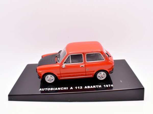 Modellino auto AUTOBIANCHI A112 ABARTH 70 1:43 diecast modellismo collezione