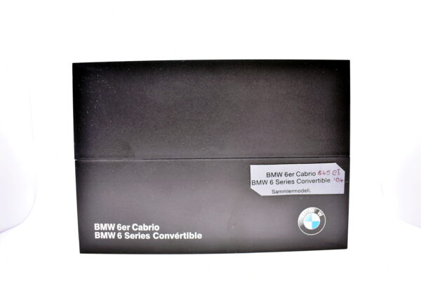 Modellino auto scala 1:43 promozionale BMW 6er cabrio modellismo statico - Image 2