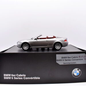 Modellino auto scala 1:43 promozionale BMW 6er cabrio modellismo statico
