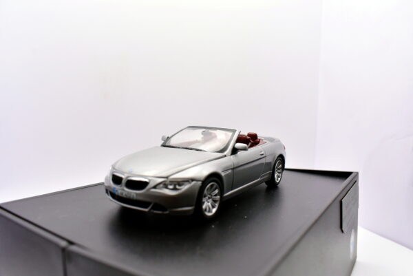 Modellino auto scala 1:43 promozionale BMW 6er cabrio modellismo statico - Image 4