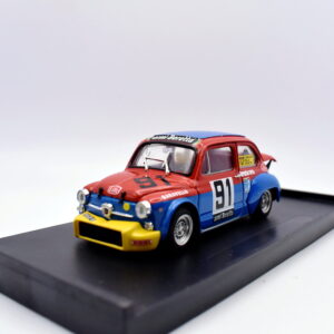 Modellino auto rally scala 1:43 Fiat 600 abarth 1000 Brumm diecast modellismo statico