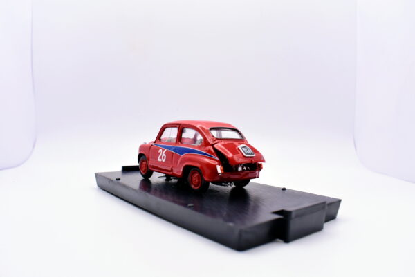 Modellino auto rally scala 1:43 Fiat 500 abarth 750 Brumm diecast modellismo statico - Image 5