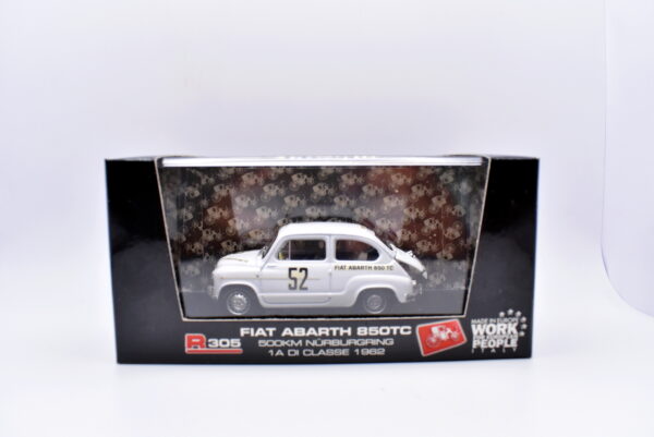 Modellino auto rally scala 1:43 Fiat Abarth 850 TC BRUMM modellismo statico - Image 2