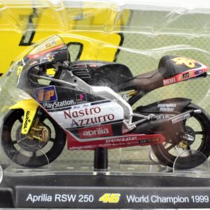 Modellini moto Valentino Rossi 1:18 Aprilia RSW 250 world championship 1999 gp motor bike