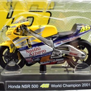 Modellini moto Valentino Rossi 1:18 Honda NSR 500 world championship 2001 gp motor bike