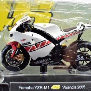 Modellini moto Valentino Rossi 1:18 YAMAHA YZR-M1 valencia 2005 gp motor bike