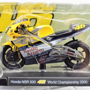 Modellini moto Valentino Rossi 1:18 Honda NSR 500 world championship 2000 gp motor bike