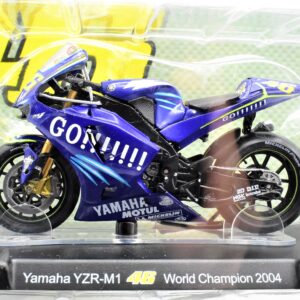 Modellini moto Valentino Rossi 1:18 YAMAHA YZR-M1 world champion 2004 gp motor bike
