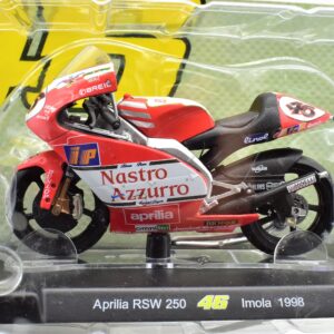 Modellini moto Valentino Rossi 1:18 Aprilia RSW 250 imola 1998 gp motor bike
