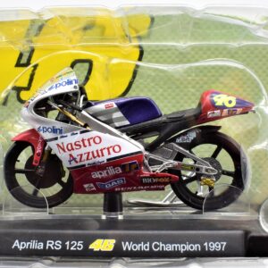 Modellini moto Valentino Rossi 1:18 Aprilia RS 125 world championship 1997 gp motor bike