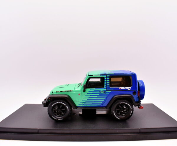 Modellino auto scala 1:43 jeep wrangler rubicon greenlight diecast modellismo statico