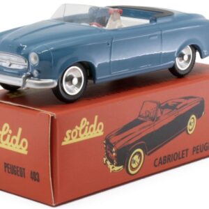 Modellino auto scala 1:43 Solido PEUGEOT 403 CABRIOLET modellismo statico collezione