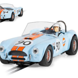 Modellino slot car Scalextric  SHELBY COBRA GULF SLOT 1:32 modellismo