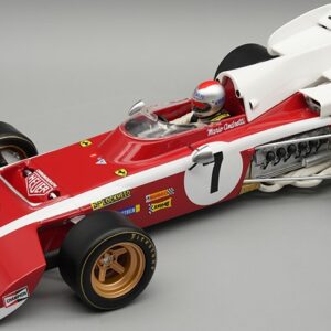 Modellino auto formula 1 F1 scala 1:18 Tecnomodel FERRARI 312 B2 SOUTH AFRICA GP 1972 ANDRETTI modellismo