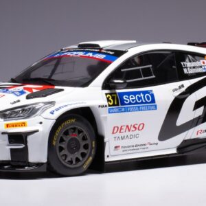 Modellino auto scala 1:18 Ixo TOYOTA GR YARIS RALLY FINLAND 2024 modellismo YAMAMOTO-SALMINEN