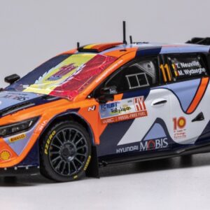 Modellino auto scala 1:43 Ixo HYUNDAI i20 N RALLY JAPAN 2024 NEUVILLE-WYDAEGHE modellismo
