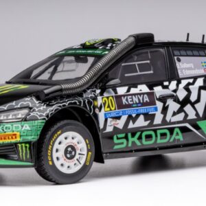 Modellino auto scala 1:18 Ixo SKODA FABIA RALLY SAFARY KENYA 2024 modellismo SOBERG-EDMONDSON