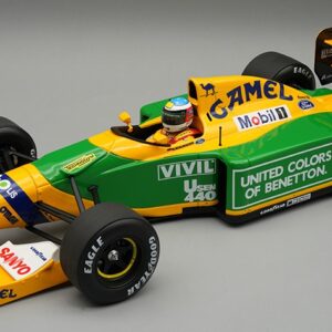 Modellino auto formula 1 F1 scala 1:18 BENETTON B192 SPA GP 1992 SCHUMACHER + PILOTA modellismo