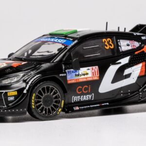 Modellino auto rally scala 1:43 Ixo Model TOYOTA GR YARIS N.33 RALLY1 JAPAN 2024 EVANS-MARTIN modellismo